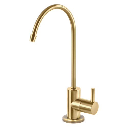 Brushed gold RO faucet